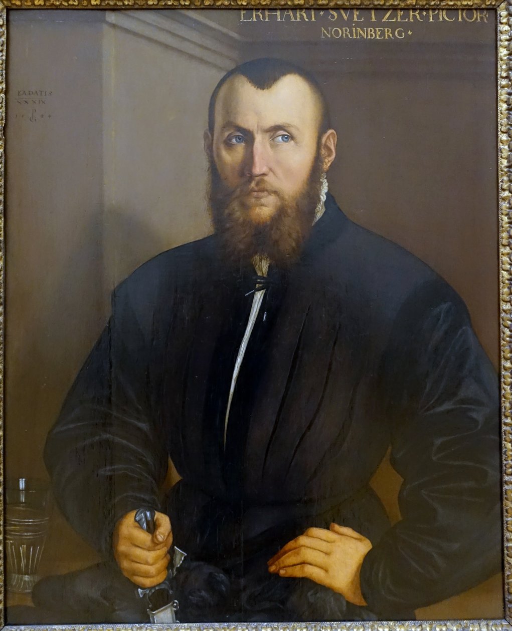 El pintor Erhard Schwetzer de Nuremberg de Georg Pencz