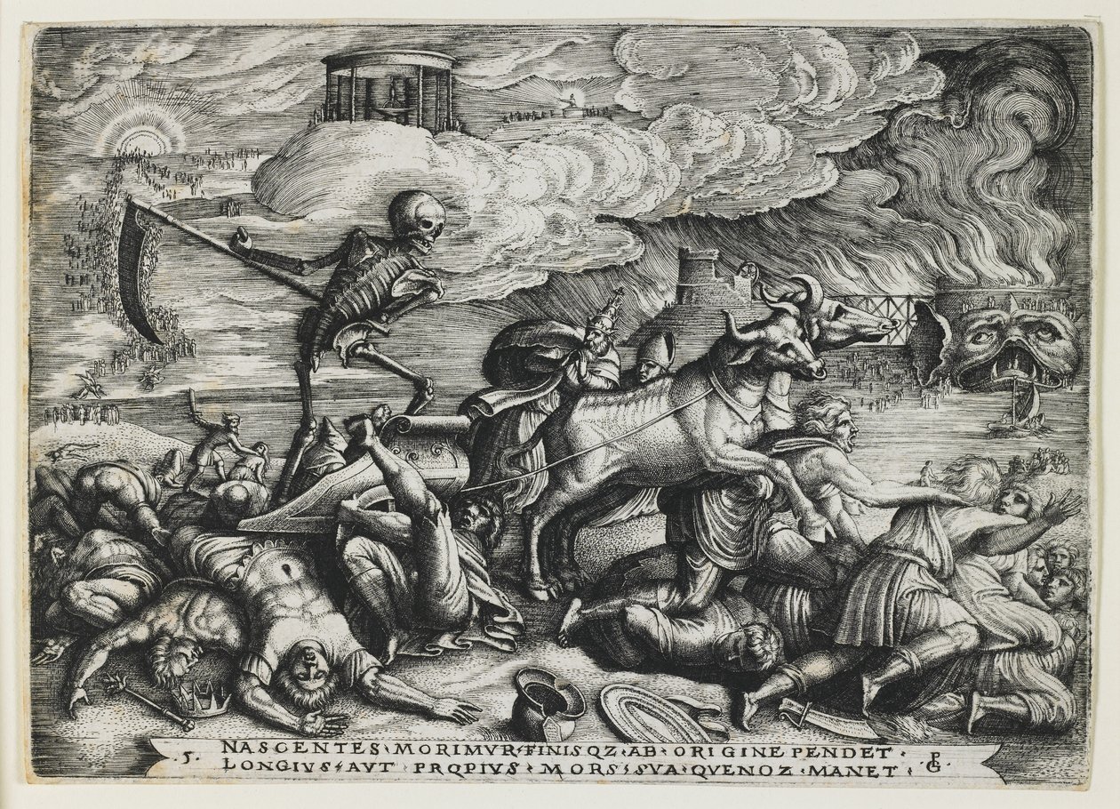 El triunfo de la muerte, 1539 de Georg Pencz