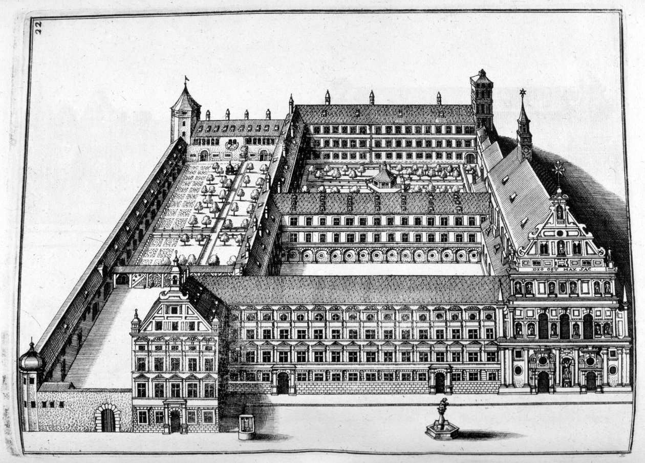 Diseño de castillo, 1664 de Georg Andreas Bockler