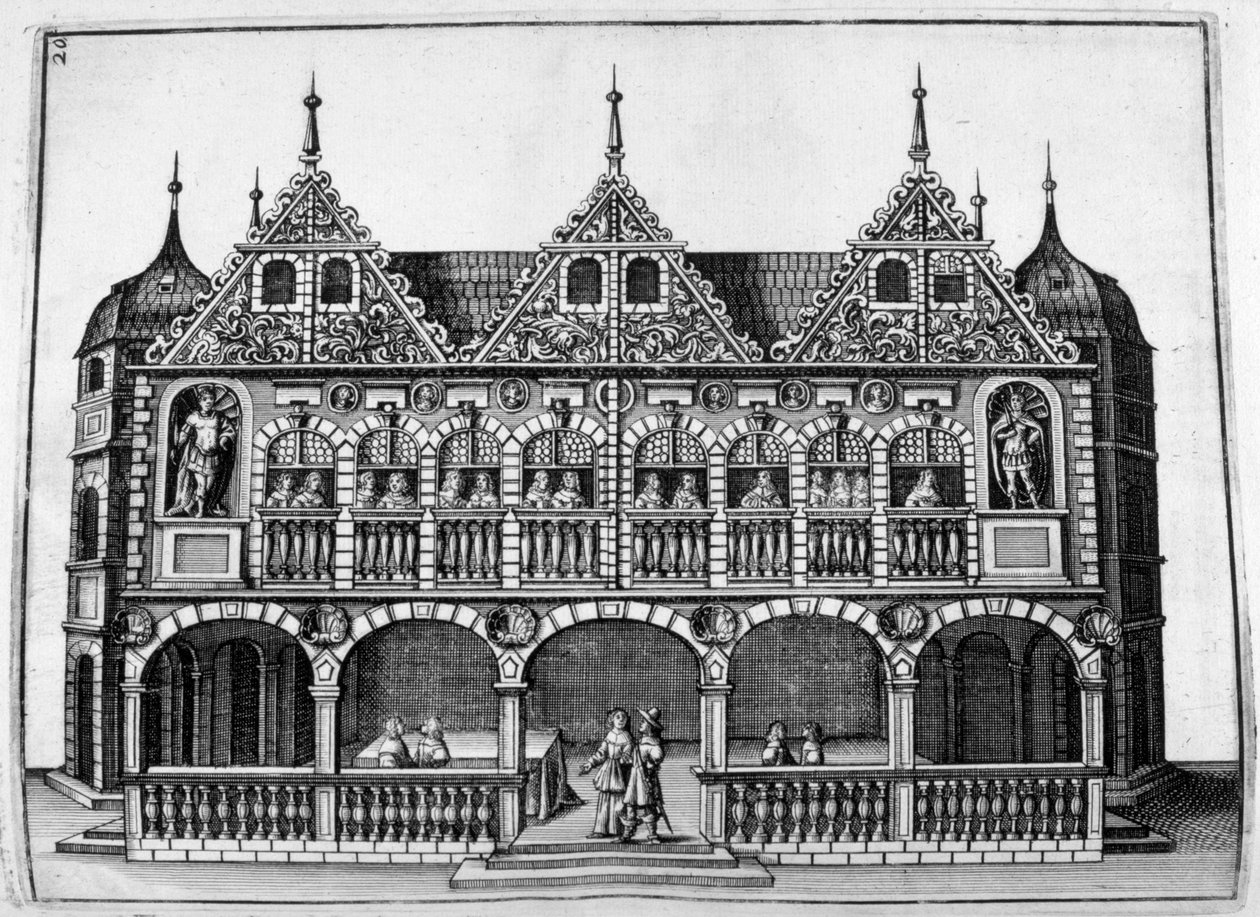 Diseño de castillo, 1664 de Georg Andreas Bockler