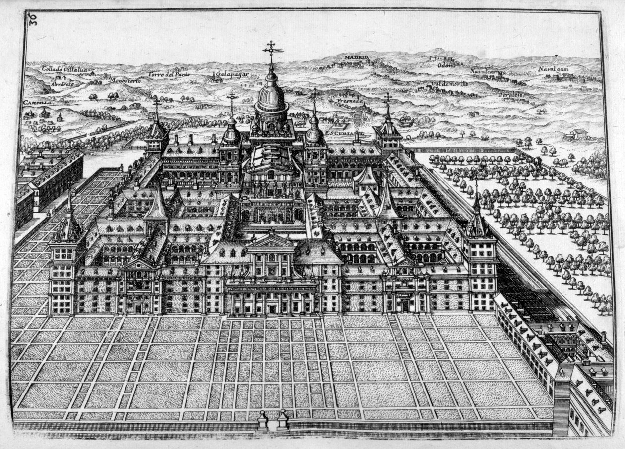 Diseño de castillo, 1664 de Georg Andreas Bockler