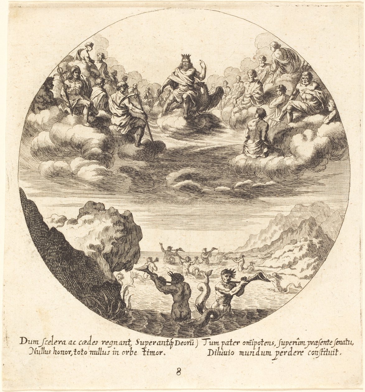 Júpiter y los dioses de Georg Andreas Wolfgang the Elder