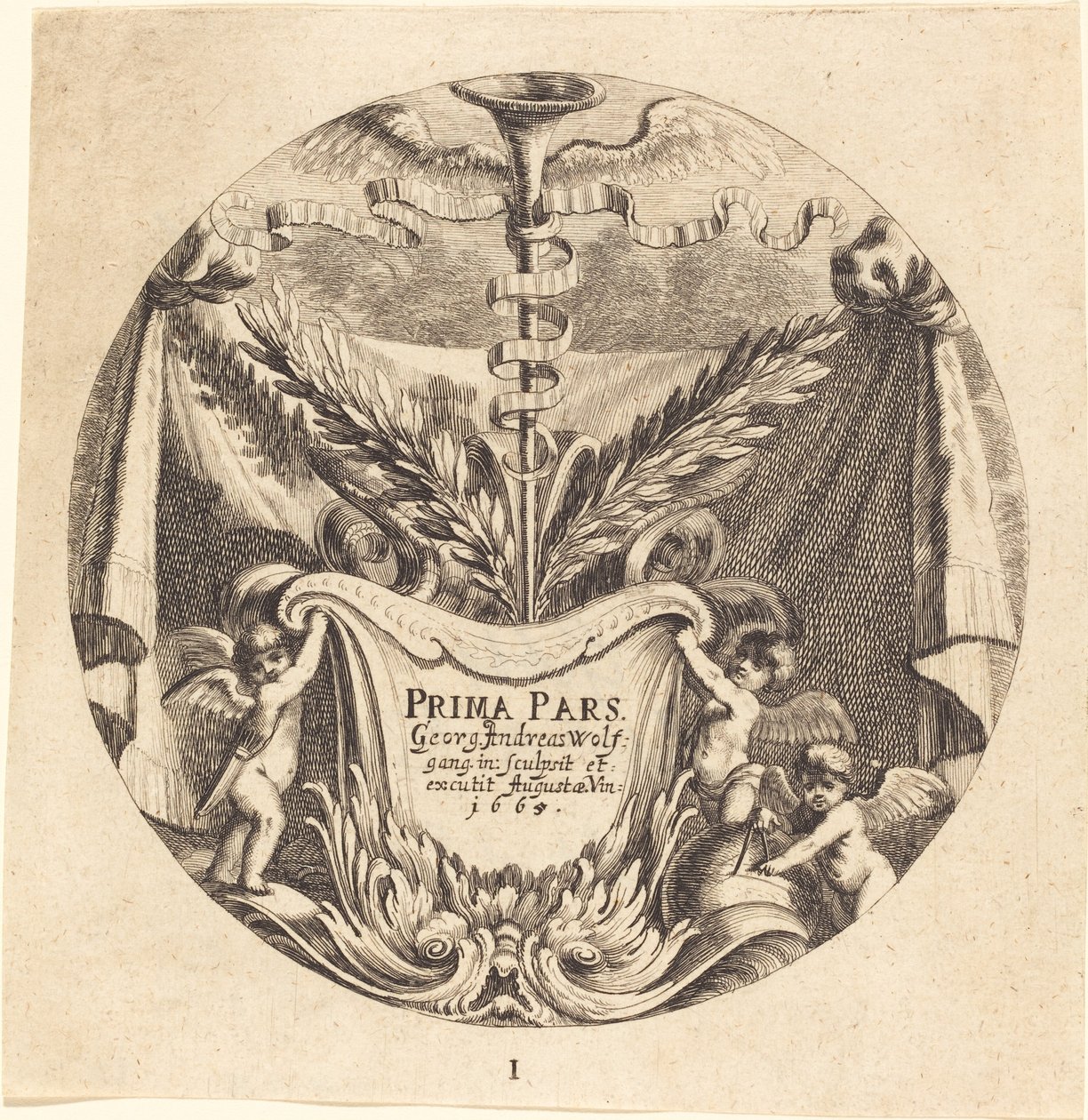 Página de título de Georg Andreas Wolfgang the Elder