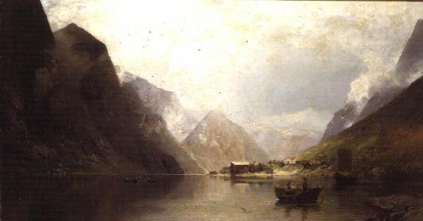 Un fiordo de Georg Anton Rasmussen