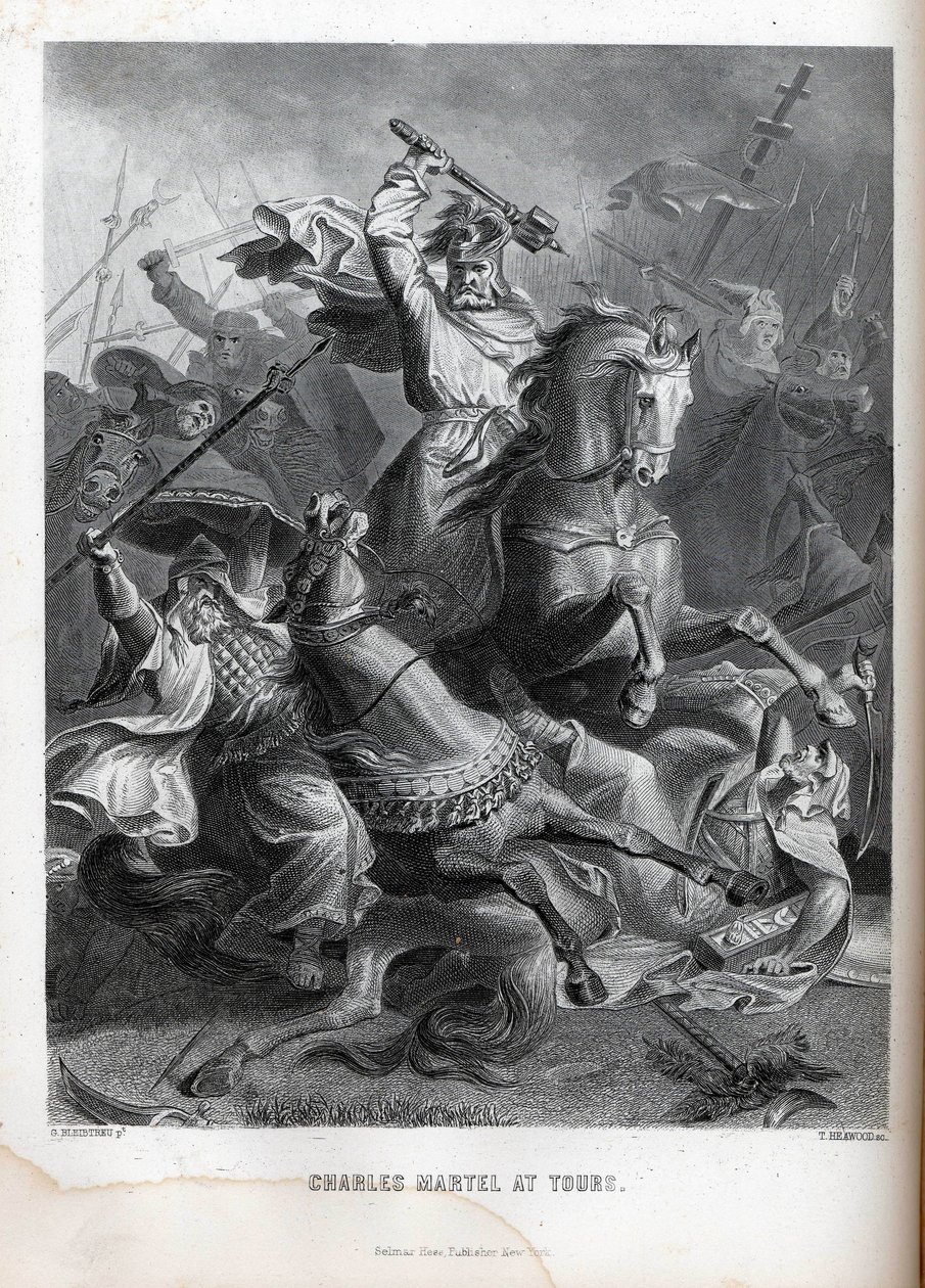 Carlos Martel en Tours de Georg Bleibtreu