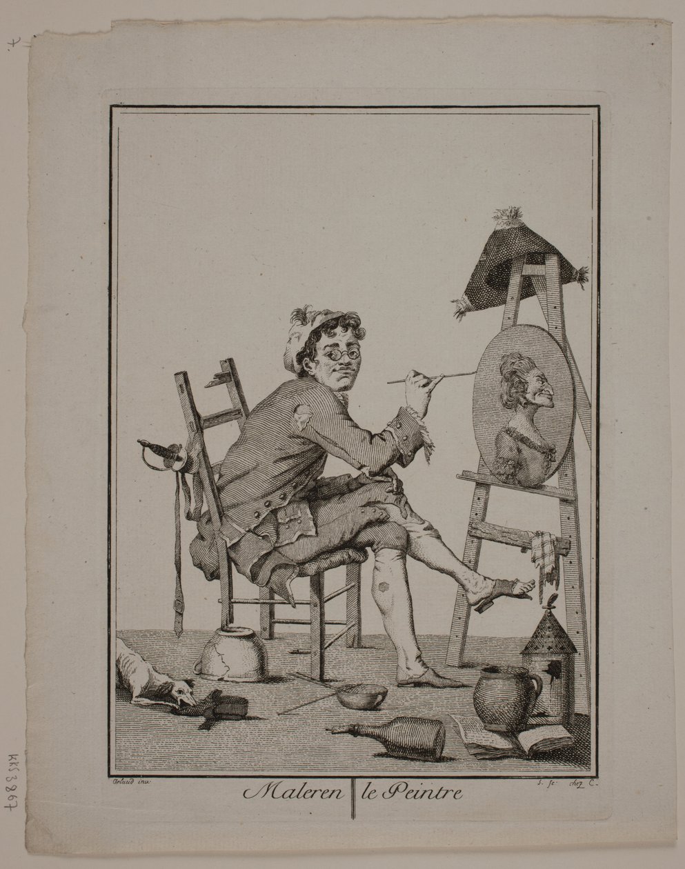 El pintor de Georg Christian Schule
