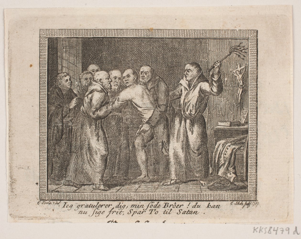 Vignette para "Samtlige skrifter" de J. H. Wessels de Georg Christian Schule