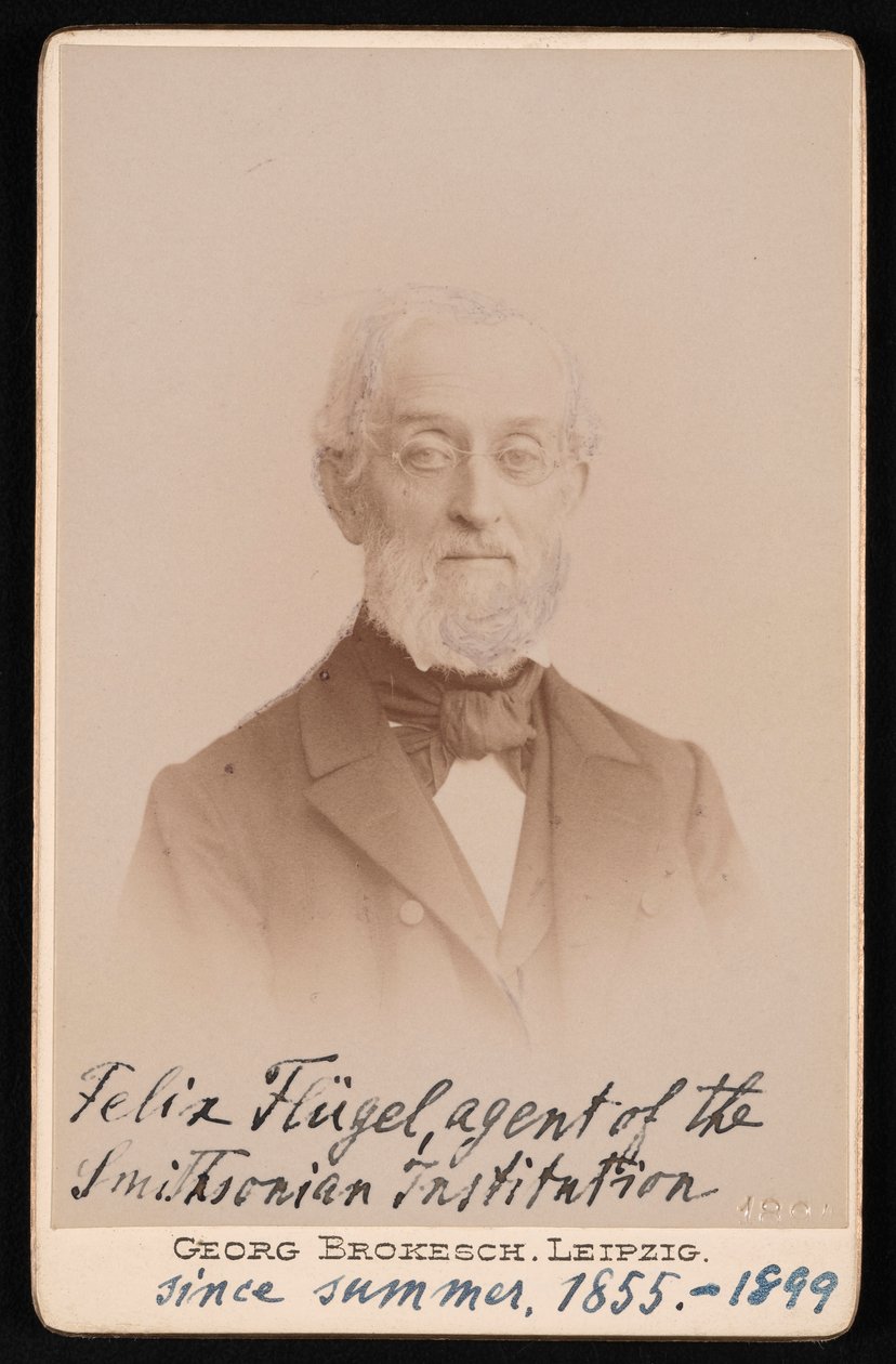 Retrato de Felix Flugel de Georg Conrad Adolph Brokesch
