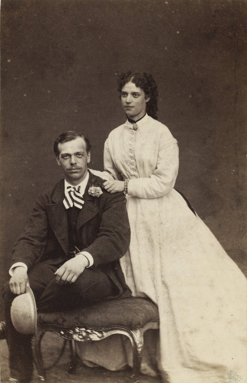 Gran Duque Alejandro Alexandrovich de Rusia y Princesa Dagmar de Dinamarca, 1866 de Georg Emil Hansen