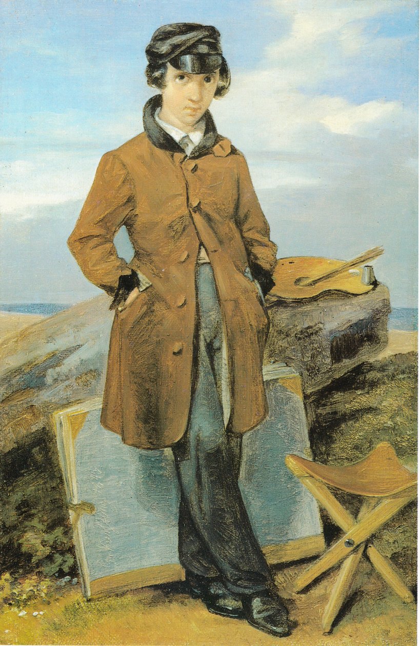 Hermann Kersting como pintor paisajista de Georg Friedrich Kersting