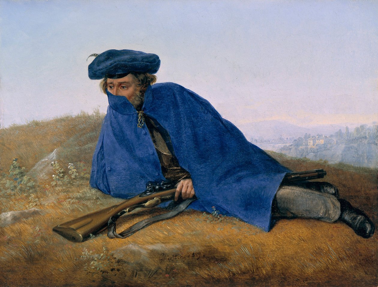 Alemán: Auf Vorposten On Outpost de Georg Friedrich Kersting