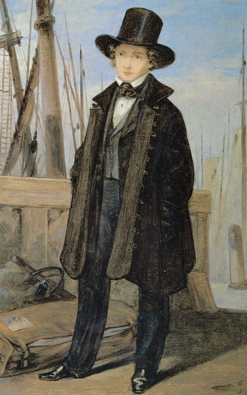Richard Kersting antes de partir hacia Riga de Georg Friedrich Kersting