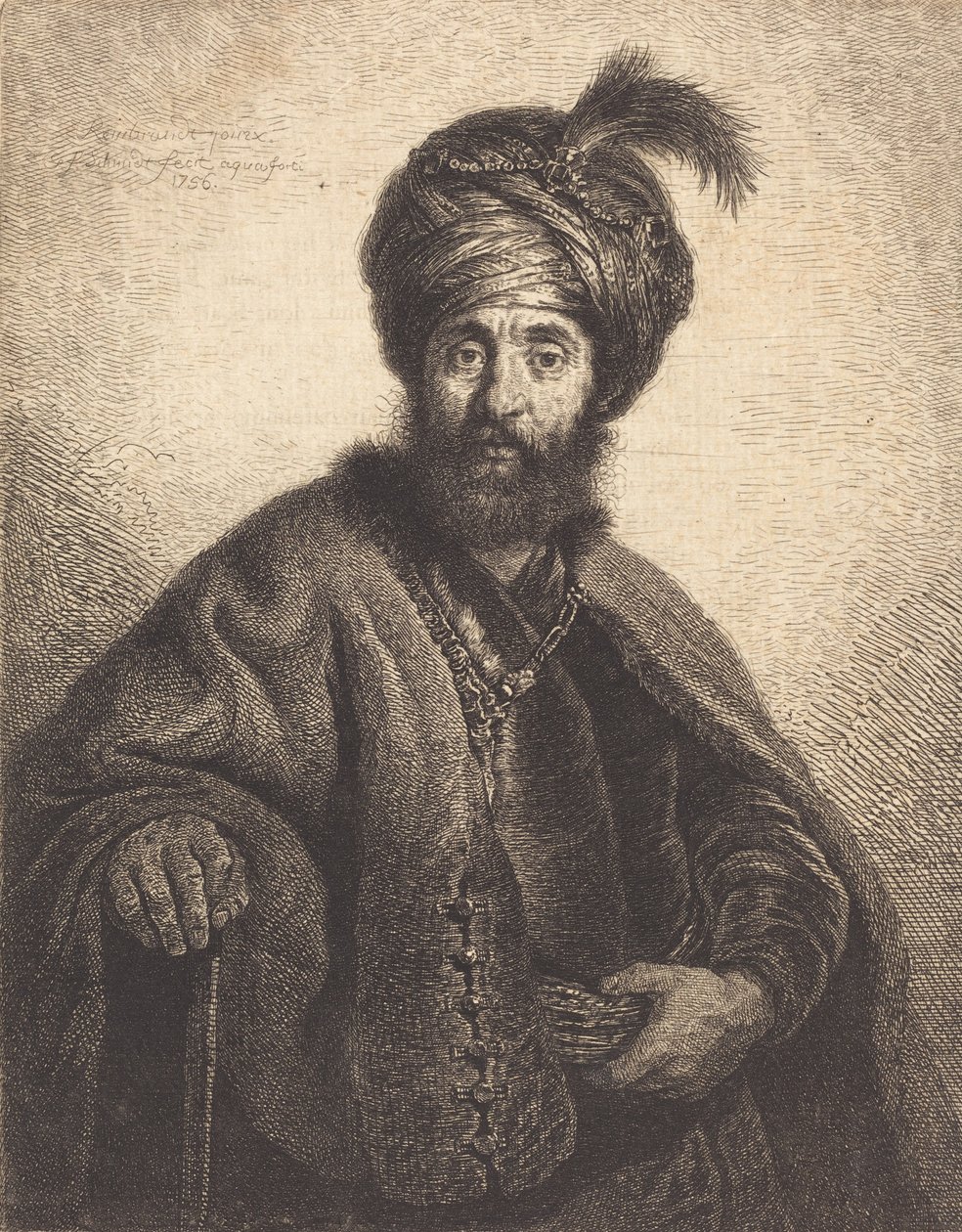 El persa, 1756 de Georg Friedrich Schmidt