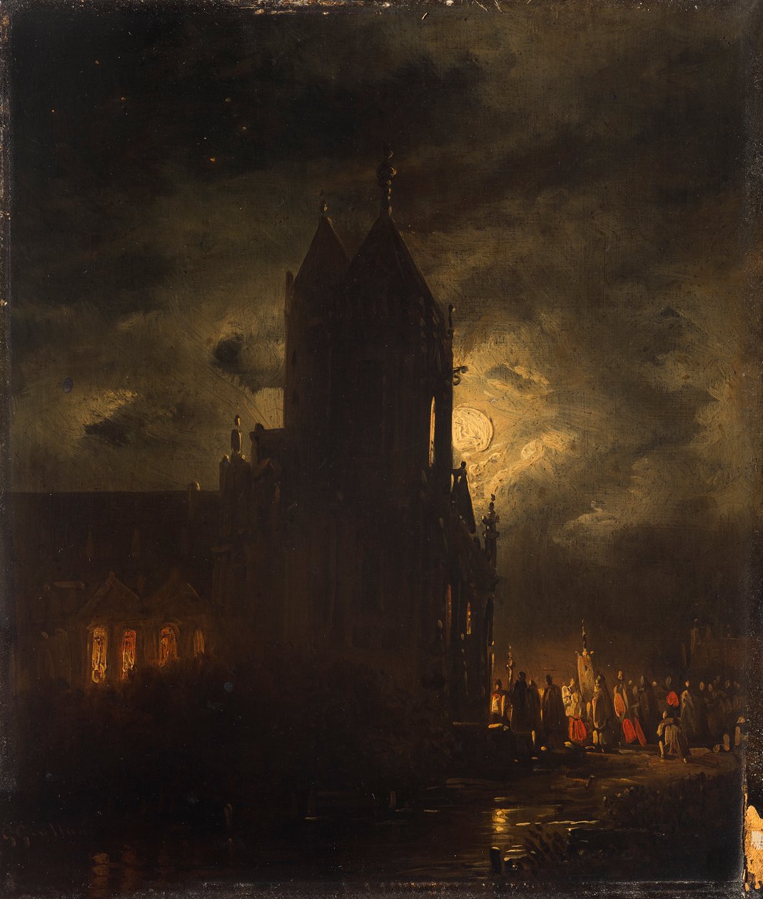 Procesión nocturna de Georg Gillis van Haanen