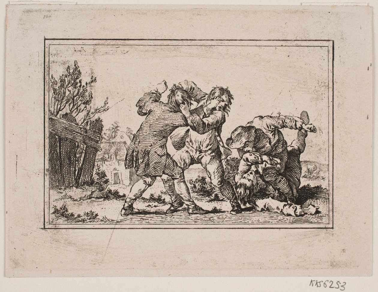 Una pelea campesina de Georg Haas