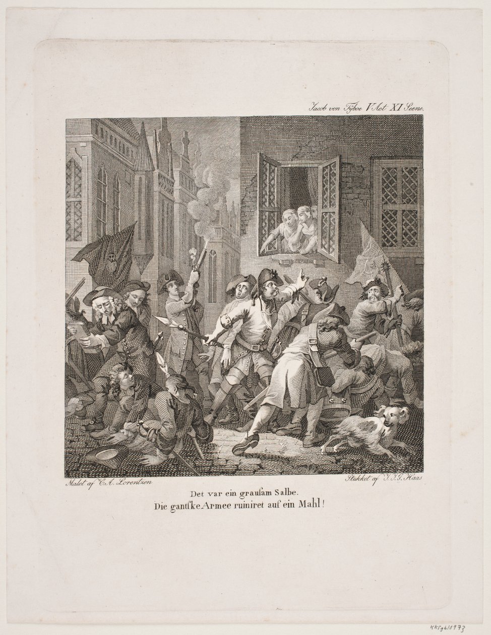 Ilustración para las comedias de Holberg de Georg Haas