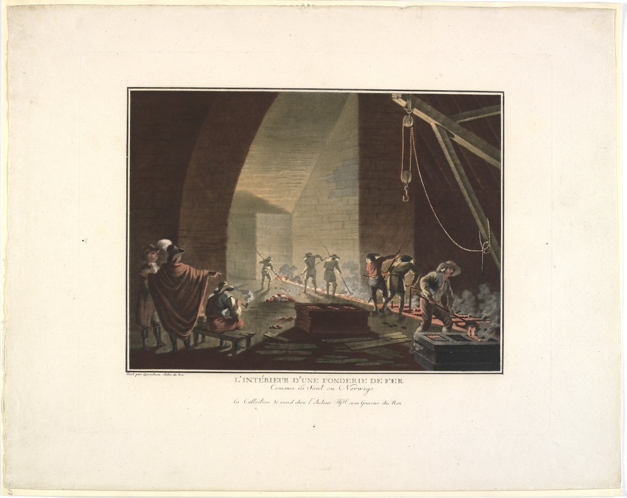 El interior de una fundición de hierro de Georg Haas