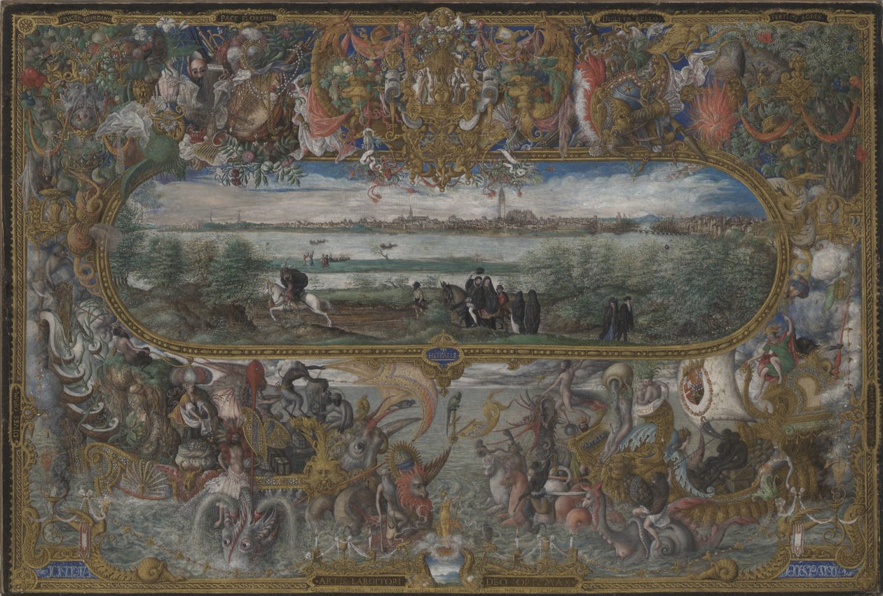 Vista de Sevilla, 1573 de Georg Hoefnagel