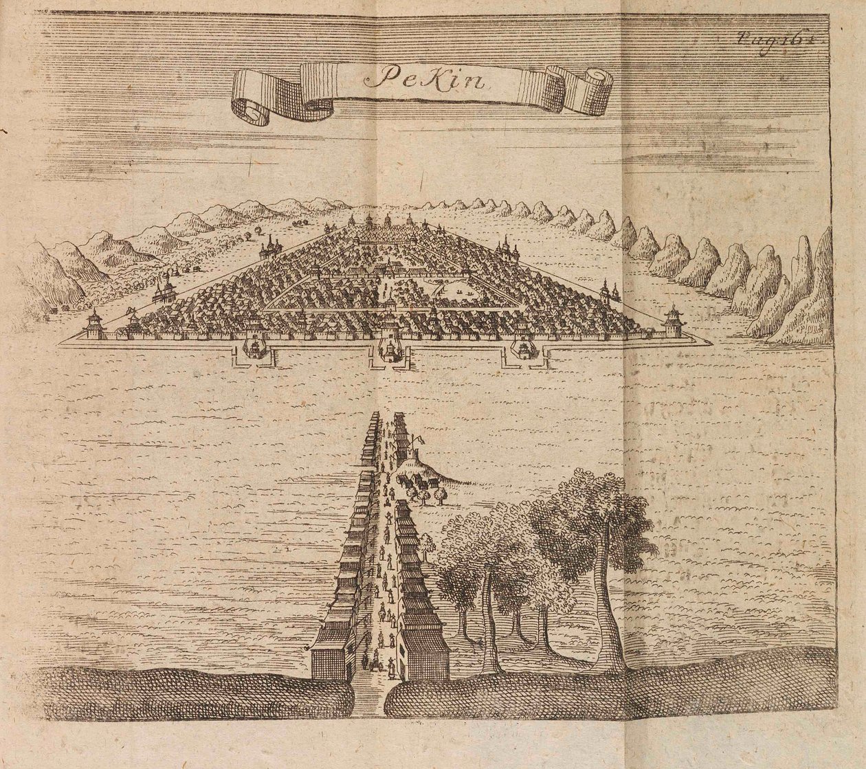 Beijing. Relato de un viaje a Beijing organizado por el Zar Pedro I el Grande, 1719 de Georg Johann Unverzagt