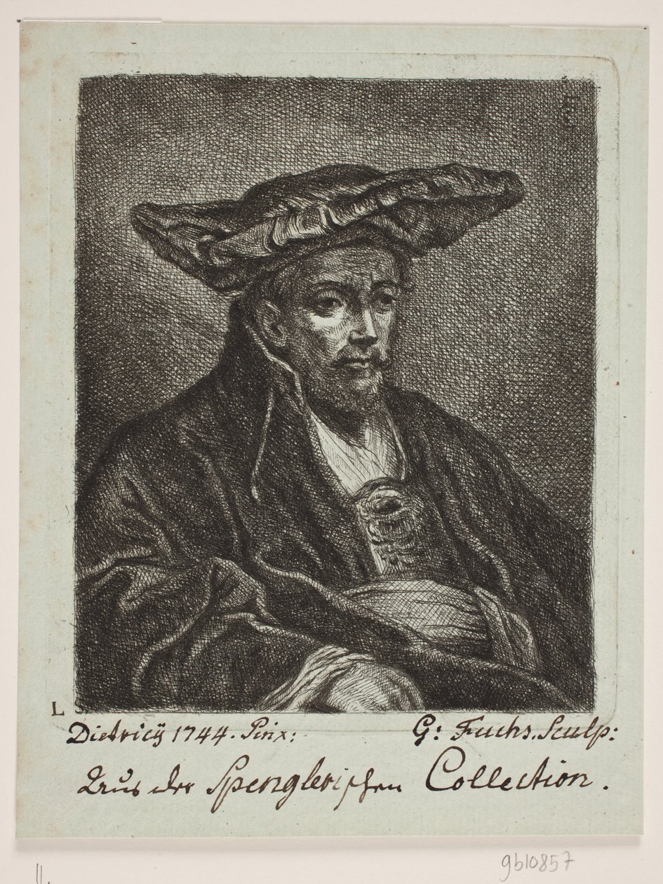 Un hombre con boina de Georg Mathias Fuchs