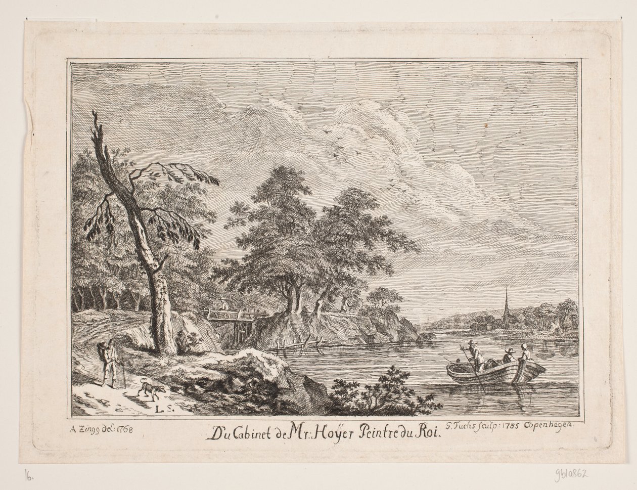 Paisaje fluvial de Georg Mathias Fuchs