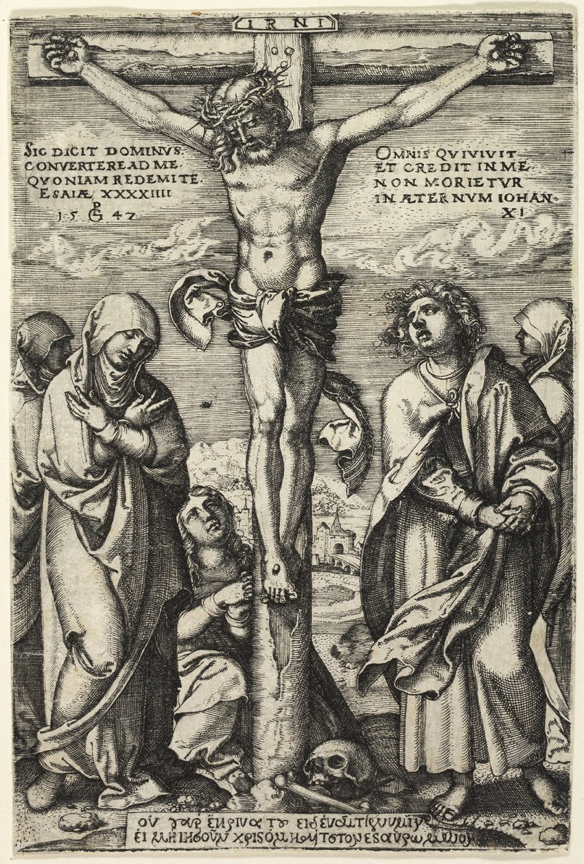 Crucifixión de Georg Pencz