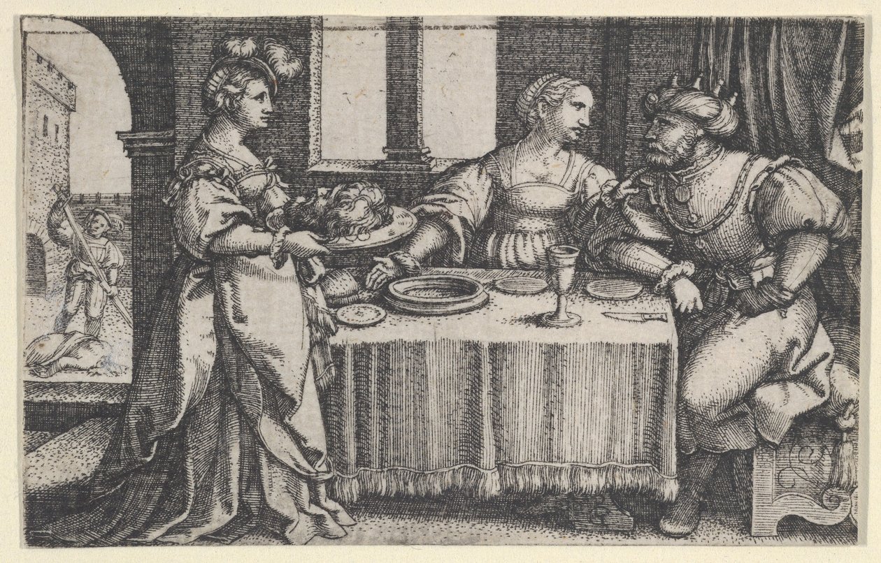 Salomé con la cabeza de Juan el Bautista de Georg Pencz