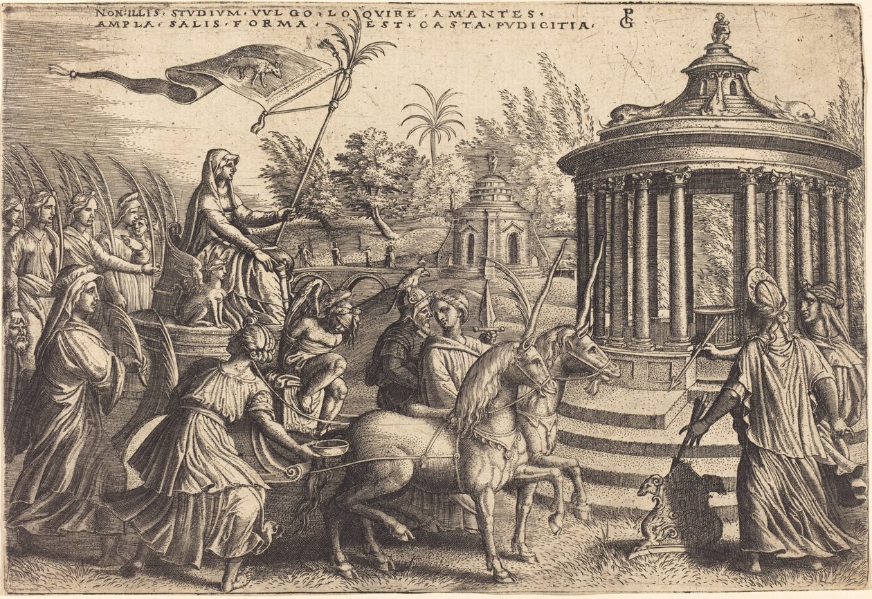 El Triunfo de la Castidad de Georg Pencz