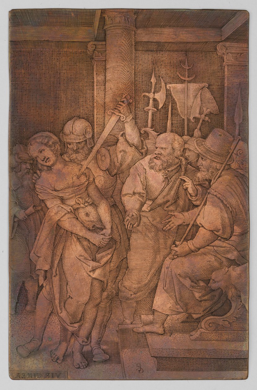 Virginia von ihrem Vater getötet de Georg Pencz