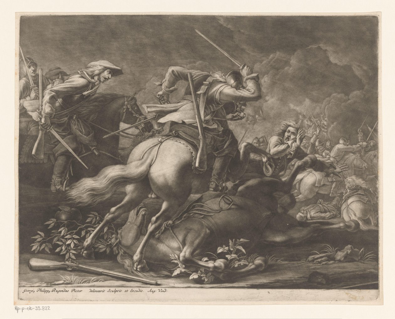 lucha ecuestre de Georg Philipp Rugendas (I)