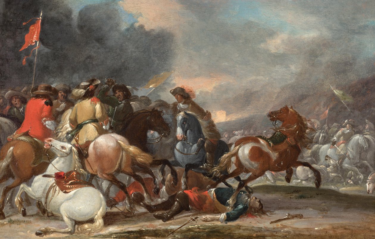 Batalla ecuestre de Georg Philipp Rugendas
