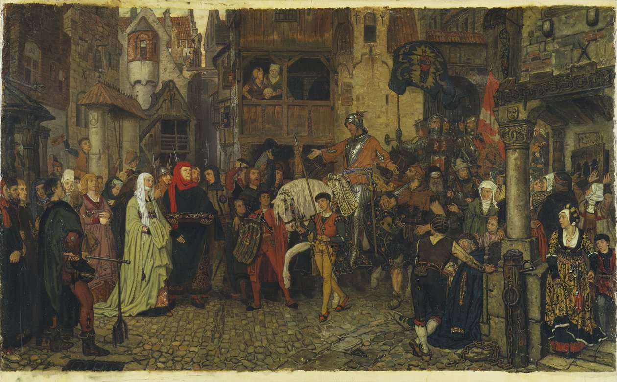 La entrada de Sten Sture el Viejo en Estocolmo, 1864 de Georg Rosen