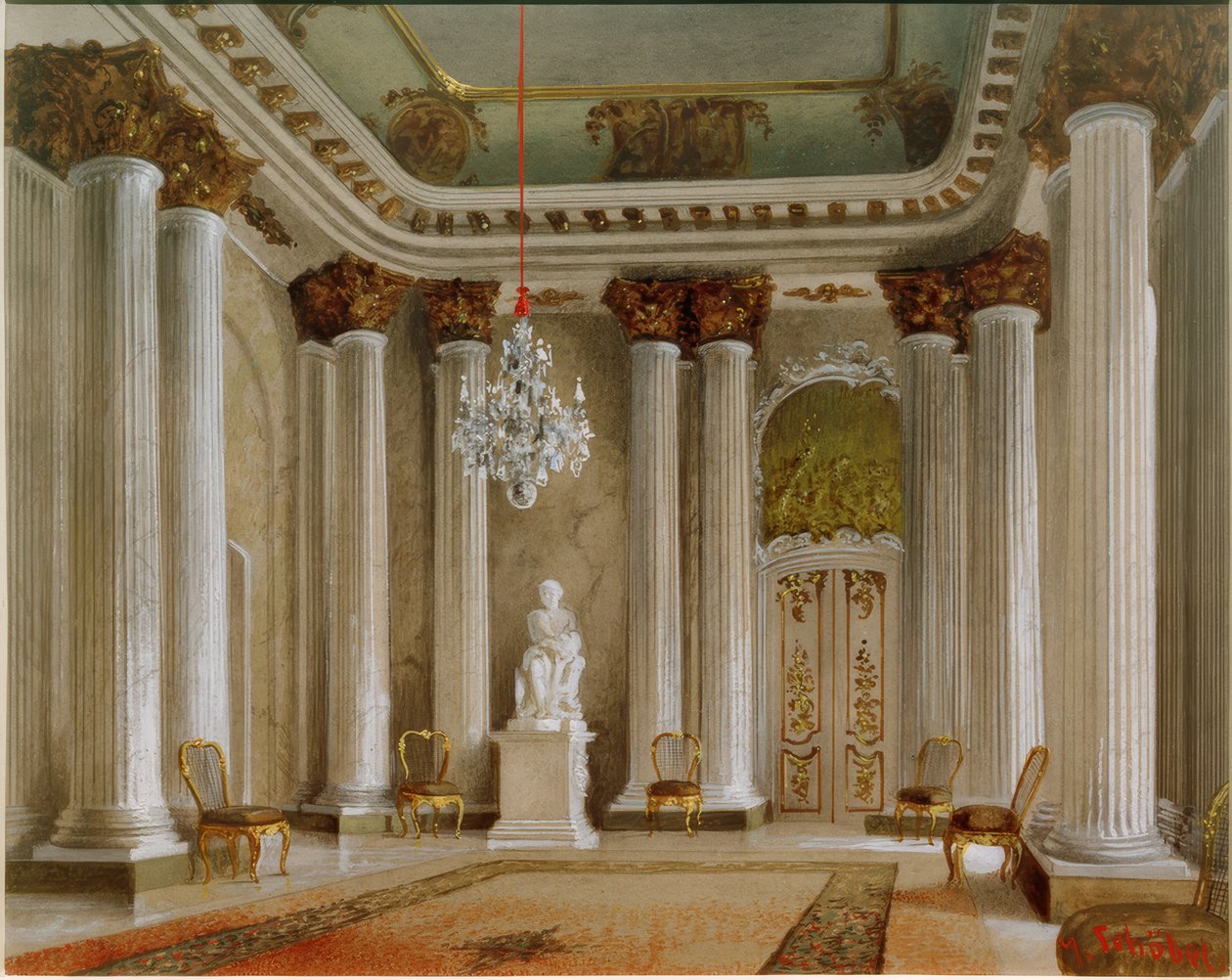 Vestíbulo del Palacio Sanssouci de Georg Schöbel