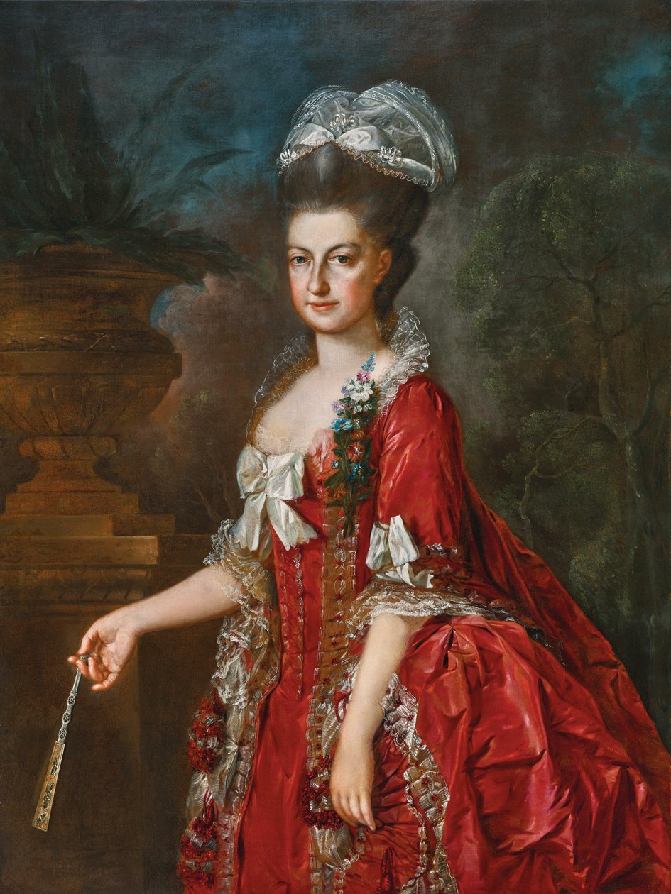 Johann Georg Weikert Retrato de María Cristina de Austria 1778 de Georg Weikert