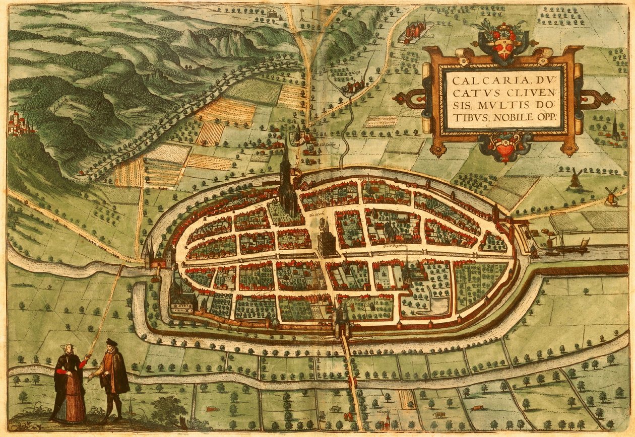 Kalkar, Alemania de Georg and Hogenberg Franz (1535 90) Braun
