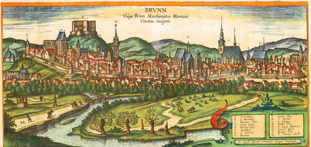 Margraviato de Moravia, 2ª ciudad más grande de la República Checa de Georg and Hogenberg Franz (1535 90) Braun