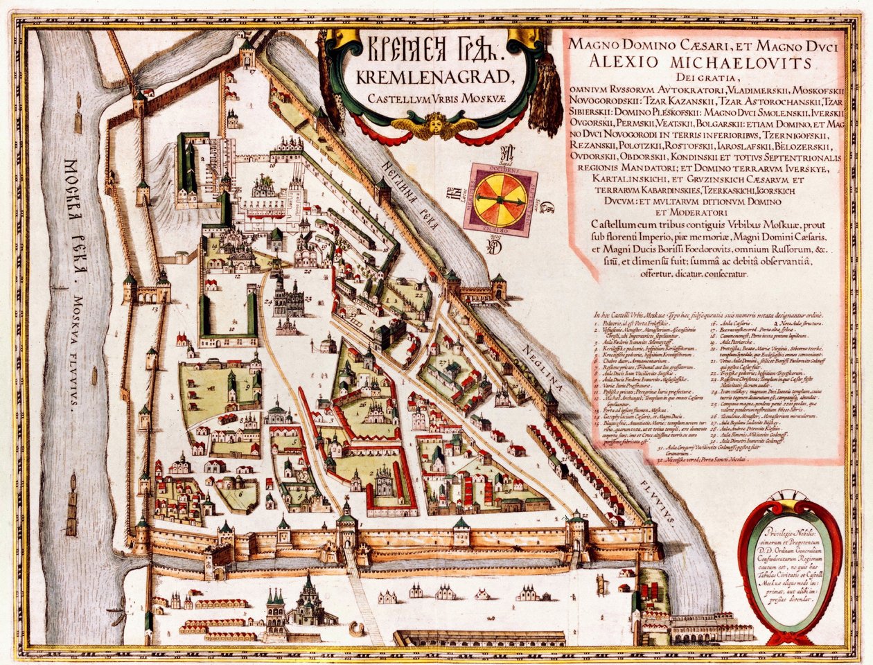 Moscú, Moskva, Rusia de Georg and Hogenberg Franz (1535 90) Braun
