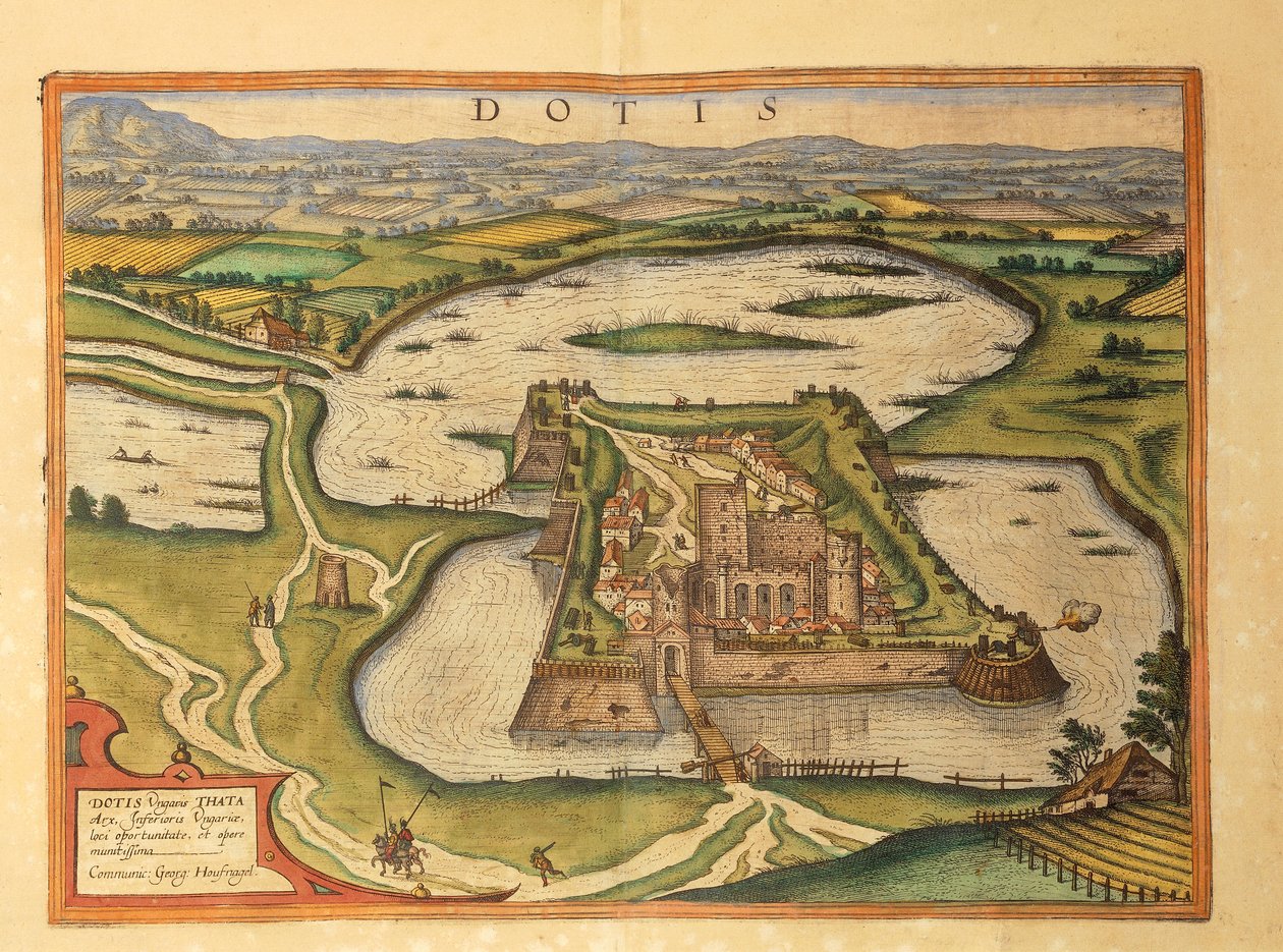 Tata, Dotis de Civitates Orbis Terrarum por Georg Braun de Georg Braun and Hogenberg Franz