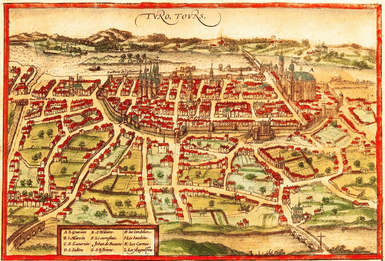 Toulon, Francia de Georg and Hogenberg Franz (1535 90) Braun