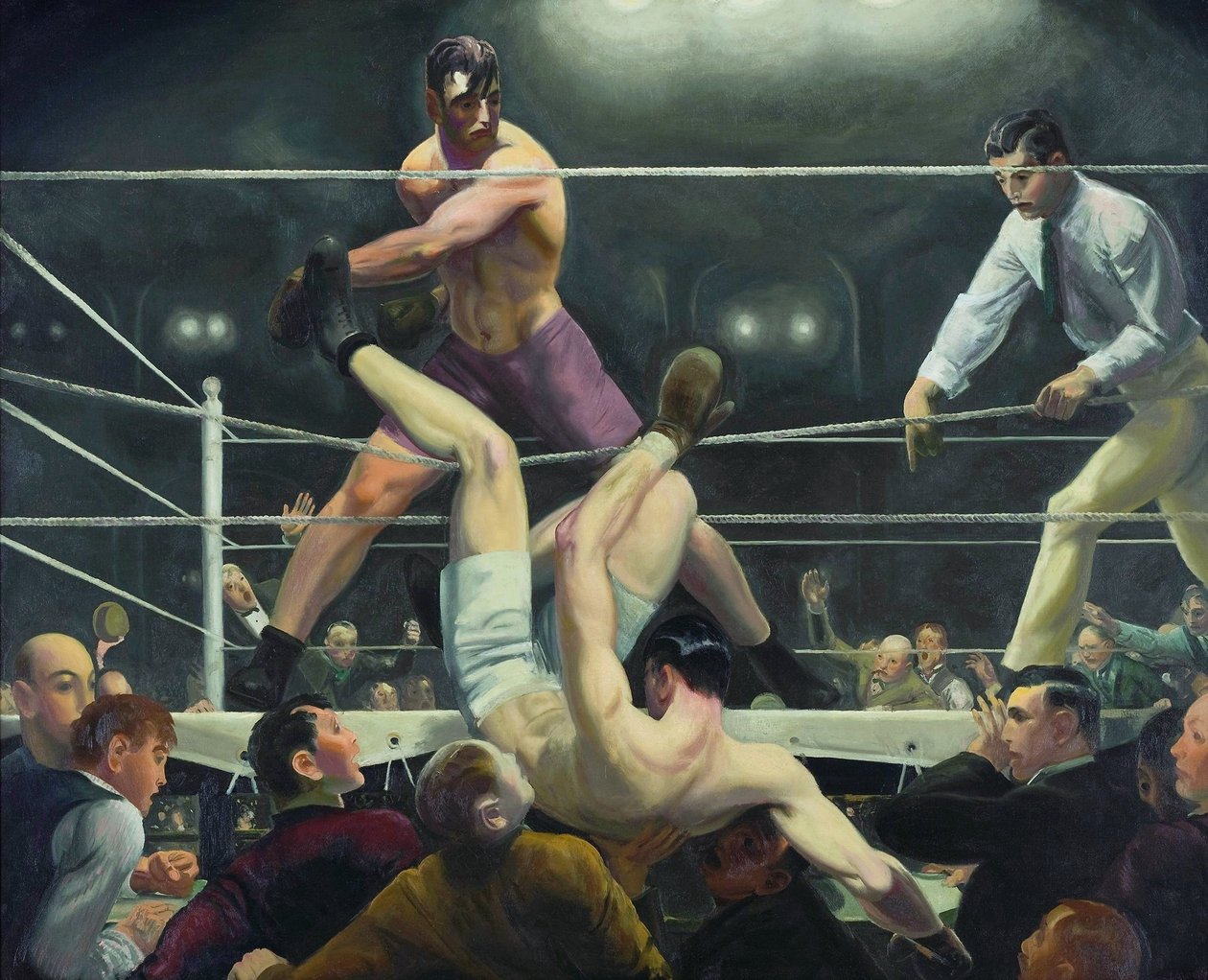 Dempsey y Firpo de George Wesley Bellows