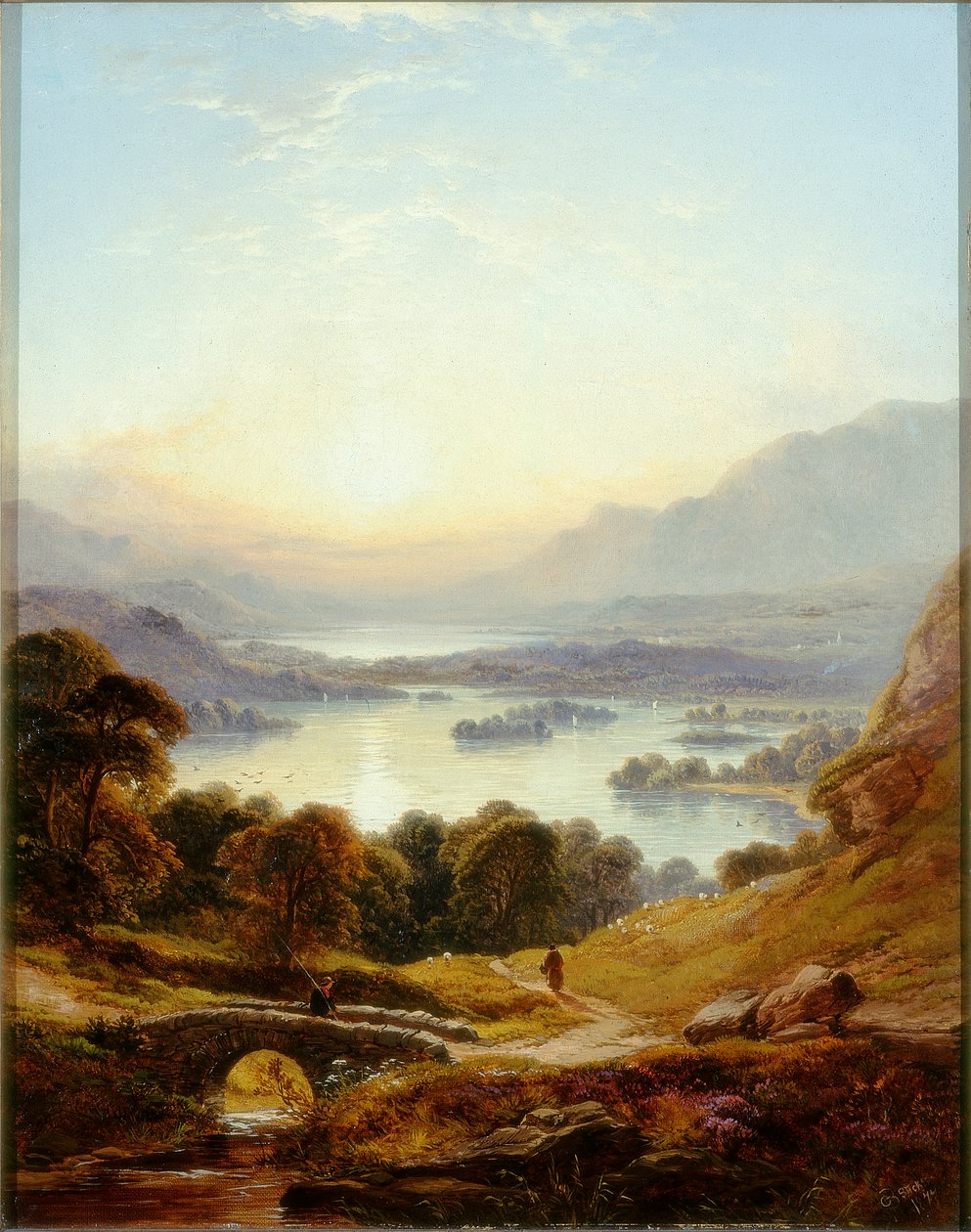 Lagos Derwentwater y Bassenthwaite, Keswick de George Blackie Sticks