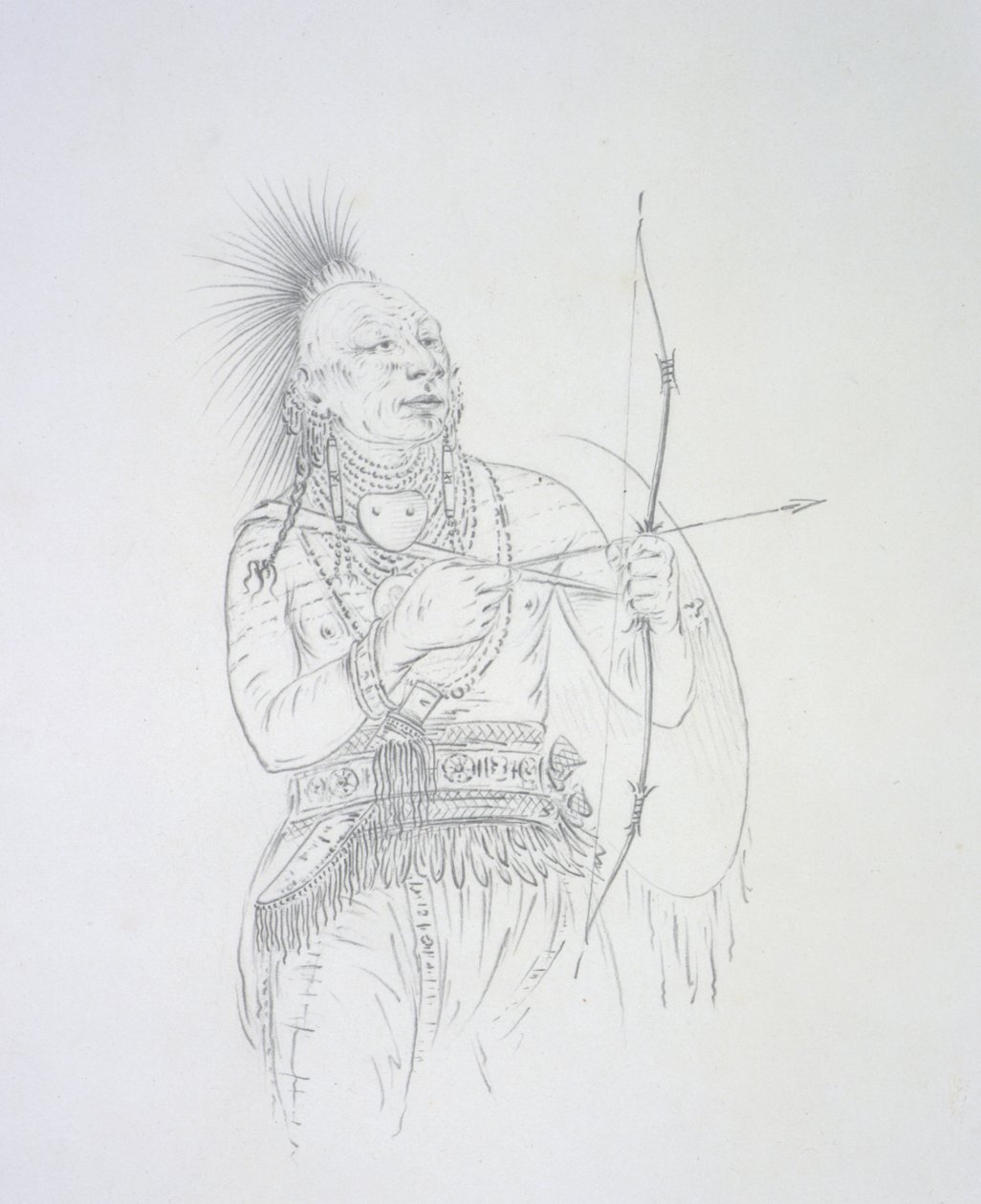 Meach-o-shin gaw (El Pequeño Oso Blanco) 1852 de George Catlin