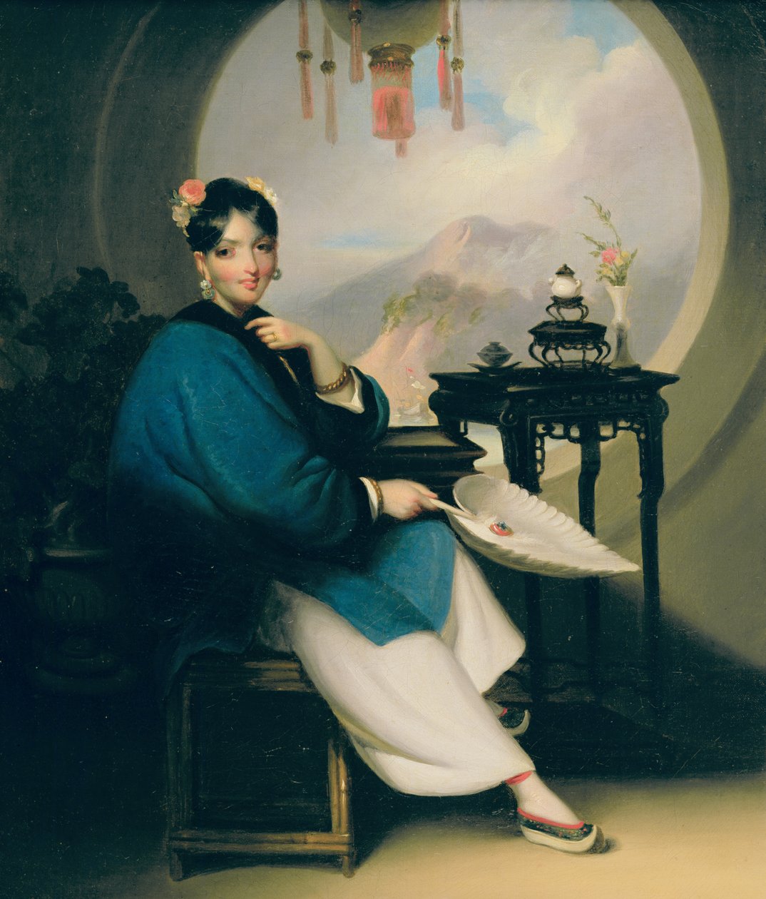 Una chica geisha de George Chinnery