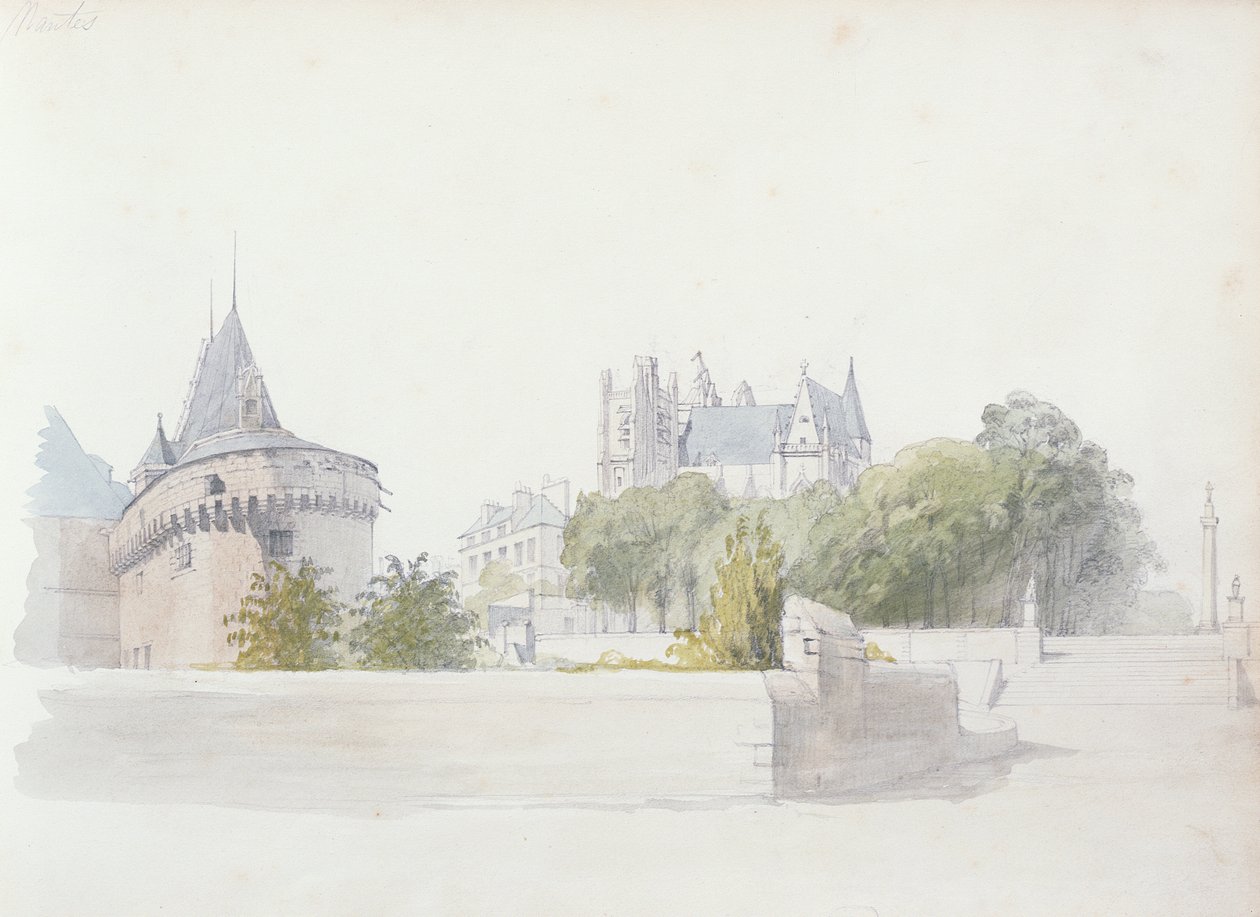 Vista de Nantes de George Clarkson Stanfield