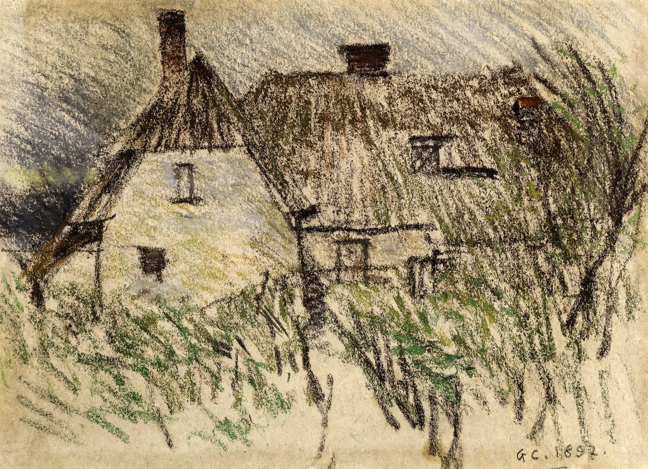 Cabaña cerca de Walberswick, Suffolk, 1892 de George Clausen