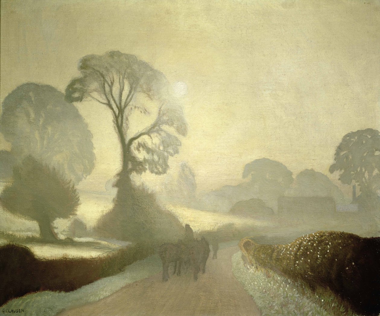 Mañana de octubre de George Clausen