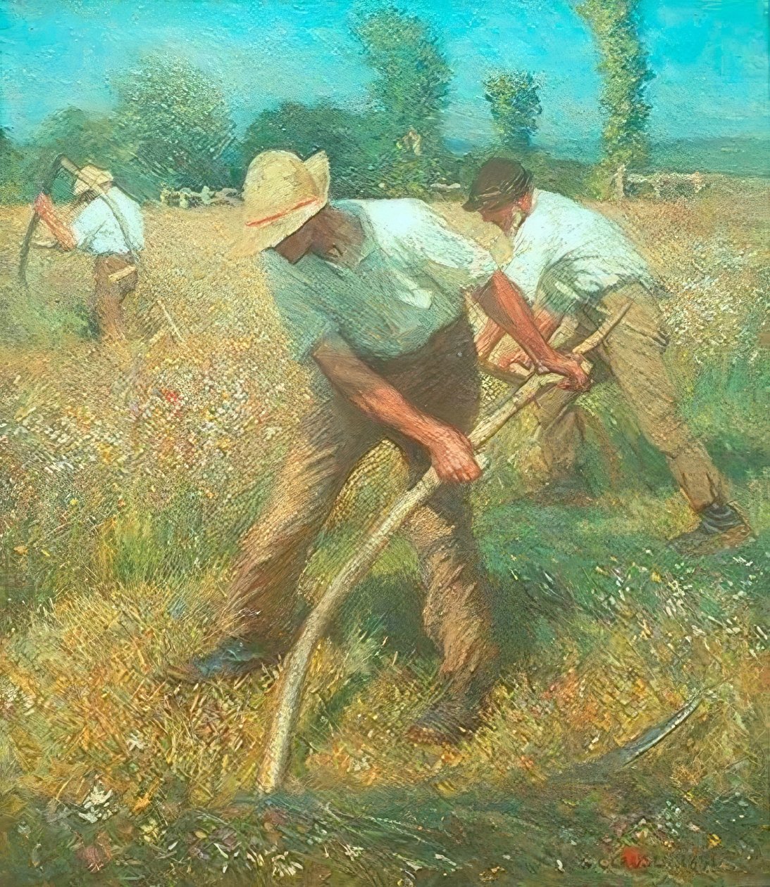 Los segadores de George Clausen