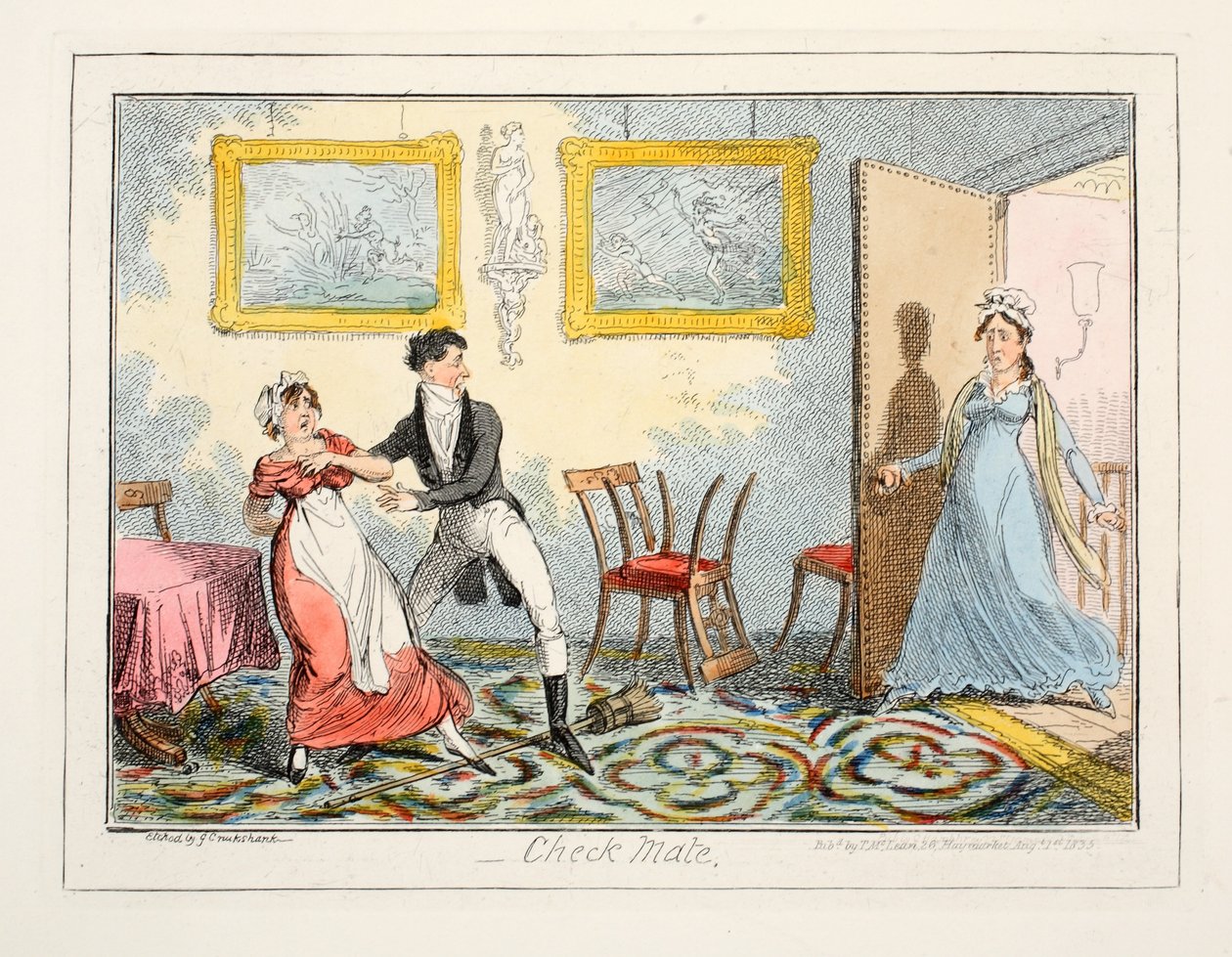Jaque mate, 1835 de George Cruikshank