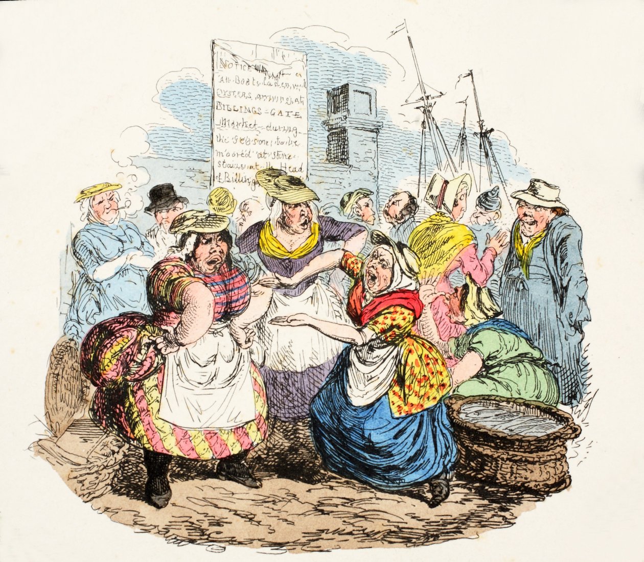 Lenguaje, 1826 de George Cruikshank