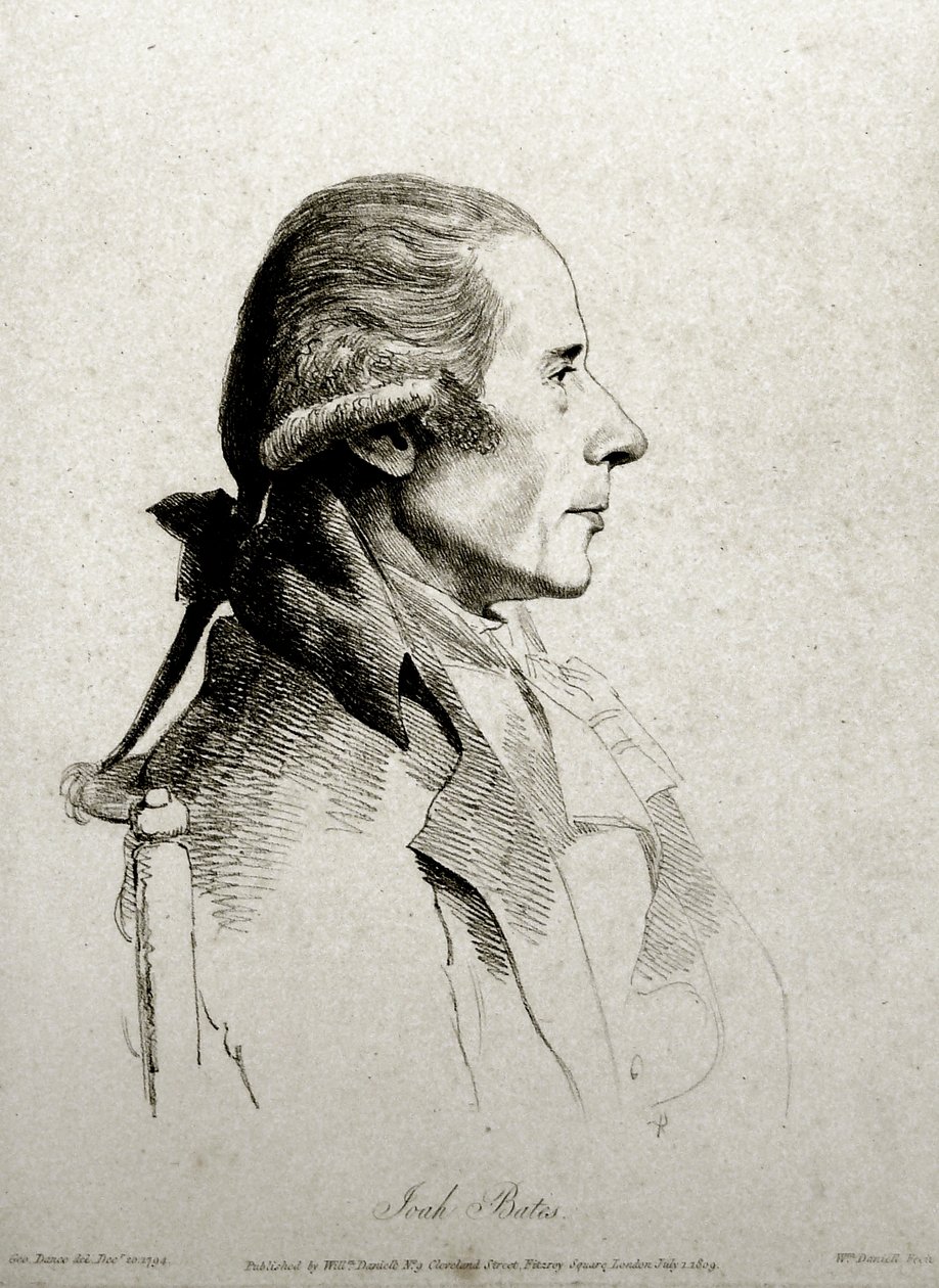 Joah Bates, grabado por William Daniell (1769-1837), 1809 de George Dance